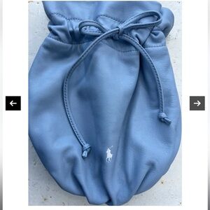 Ralph Lauren Lambskin Bucket Bag